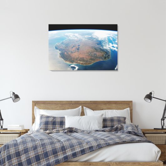 Het eiland Madagaskar. Canvas Afdruk (Insitu (Slaapkamer))