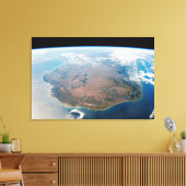 Het eiland Madagaskar. Canvas Afdruk (Insitu (Woonkamer))