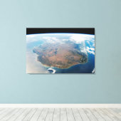 Het eiland Madagaskar. Canvas Afdruk (Insitu (Houten vloer))
