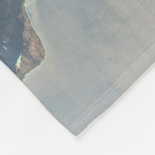 Het eiland Madagaskar. Fleece Deken (Hoek)