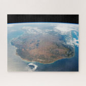 Het eiland Madagaskar. Legpuzzel (Horizontaal)