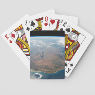 Het eiland Madagaskar. Pokerkaarten