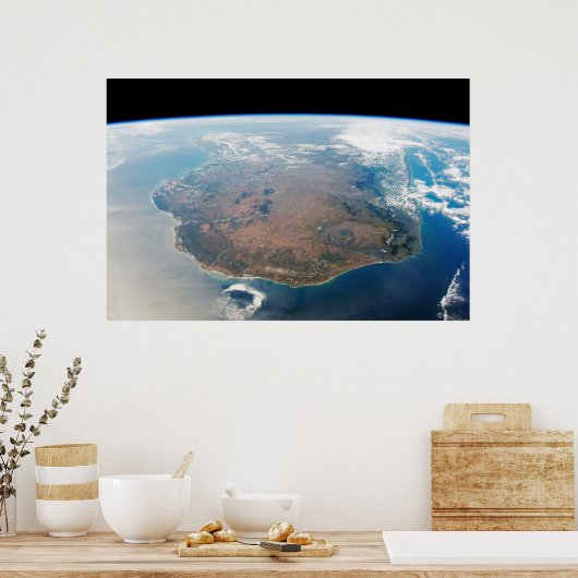 Het eiland Madagaskar. Poster (Keuken)