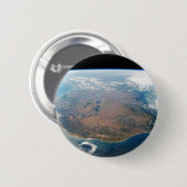 Het eiland Madagaskar. Ronde Button 5,7 Cm (Voorkant /achterkant)