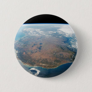 Het eiland Madagaskar. Ronde Button 5,7 Cm