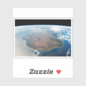 Het eiland Madagaskar. Sticker (Vel)