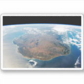 Het eiland Madagaskar. Sticker (Voorkant)