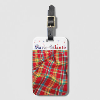 het eiland Marie-Galante Bagagelabel