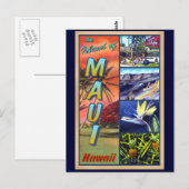 Het eiland Maui Hawaii Briefkaart (Voorkant / Achterkant)