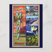 Het eiland Maui Hawaii Briefkaart (Voorkant)