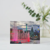 Het eiland met kerst in Pigeon Forge Briefkaart (Staand voorkant)