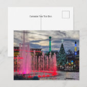 Het eiland met kerst in Pigeon Forge Briefkaart (Voorkant / Achterkant)