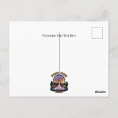 Het eiland met kerst in Pigeon Forge Briefkaart (Achterkant)