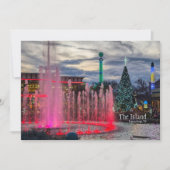 Het eiland met kerst in Pigeon Forge Feestdagenkaart (Voorkant)