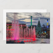 Het eiland met kerst in Pigeon Forge Feestdagenkaart (Voorkant / Achterkant)