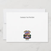 Het eiland met kerst in Pigeon Forge Feestdagenkaart (Achterkant)