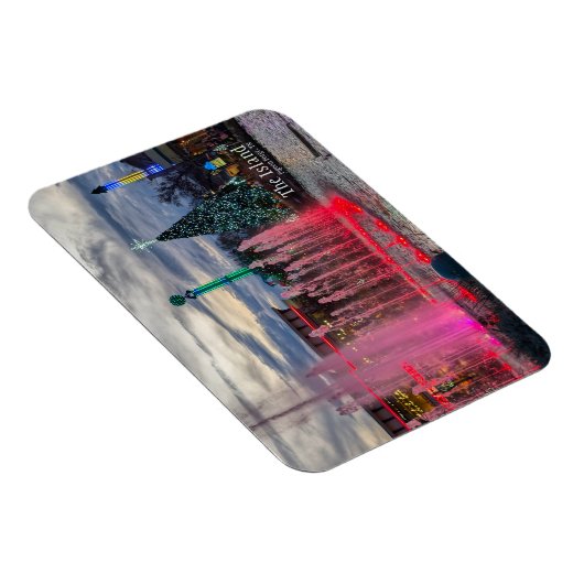 Het eiland met kerst in Pigeon Forge Magneet (Rechterzijde)