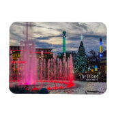Het eiland met kerst in Pigeon Forge Magneet (Horizontaal)