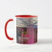 Het eiland met kerst in Pigeon Forge Mok (Links)