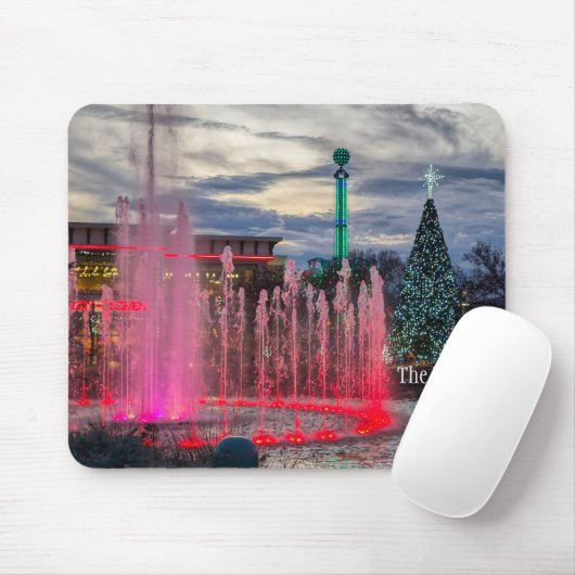 Het eiland met kerst in Pigeon Forge Muismat (Met muis)