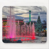 Het eiland met kerst in Pigeon Forge Muismat (Voorkant)