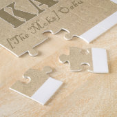 Het eiland "Moks" van het Oahu-briefkaart puzzel Legpuzzel (Zijkant)