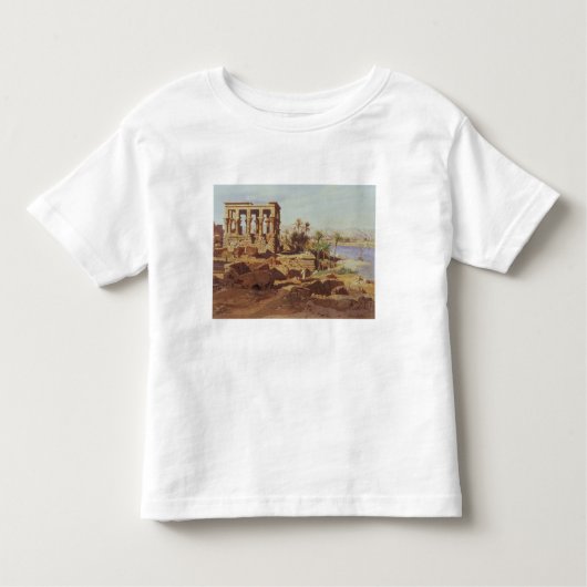 het eiland Philae, 1866 (w/c) Kinder Shirts (Voorkant)