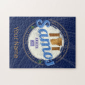 Het eiland Samos in Griekenland heeft de  vakantie Legpuzzel (Horizontaal)