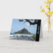 Het Eiland van Alau, Hana, het Wenskaart van Maui Kaart (Gele Bloem)