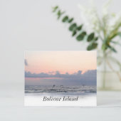 Het Eiland van Bolívar van het strand van Briefkaart (Staand voorkant)