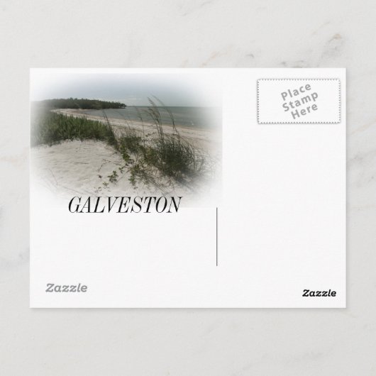 Het Eiland van Bolívar van het strand van Briefkaart (Achterkant)