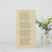 "Het eiland van de dichter" Prachtig 19e eeuw. Ged (Staand voorkant)