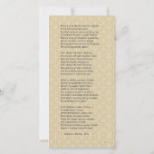 "Het eiland van de dichter" Prachtig 19e eeuw. Ged (Achterkant)