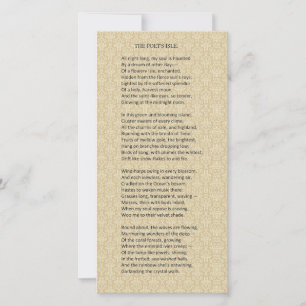 "Het eiland van de dichter" Prachtig 19e eeuw. Ged