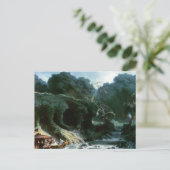 Het eiland van de liefde van Jean Honore Fragonard Briefkaart (Staand voorkant)