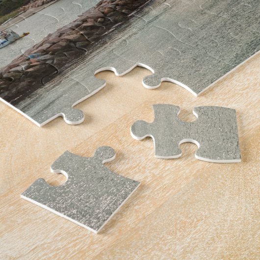 Het Eiland van het blok, Rhode Island Legpuzzel (Zijkant)