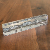 Het Eiland van het blok, Rhode Island Naambordje (Zijkant)