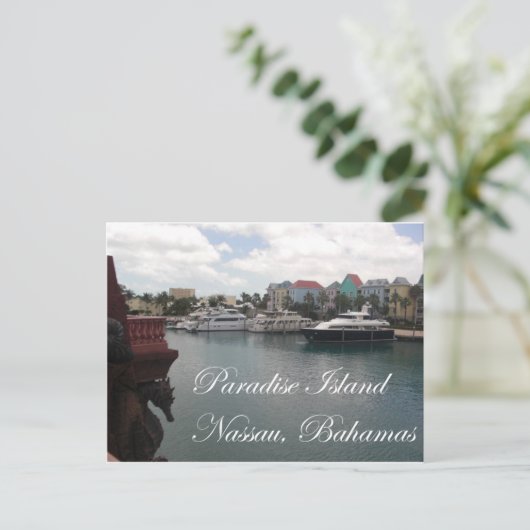 Het Eiland van het paradijs Briefkaart (Staand voorkant)