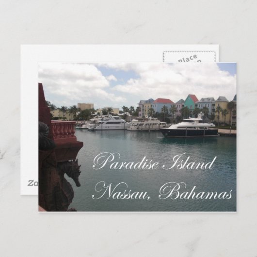 Het Eiland van het paradijs Briefkaart (Voorkant / Achterkant)