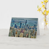 Het Eiland van Hong Kong Kaart (Gele Bloem)