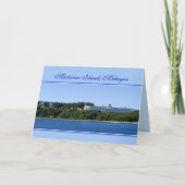 Het Eiland van Mackinac, Michigan, Kaart (Voorkant)
