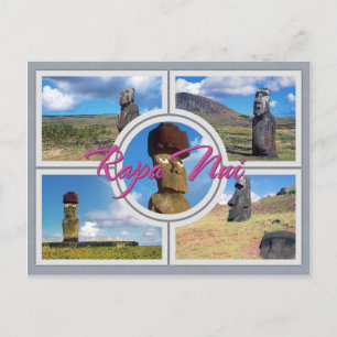 Het eiland van Pasen (Rapa Nui) Briefkaart