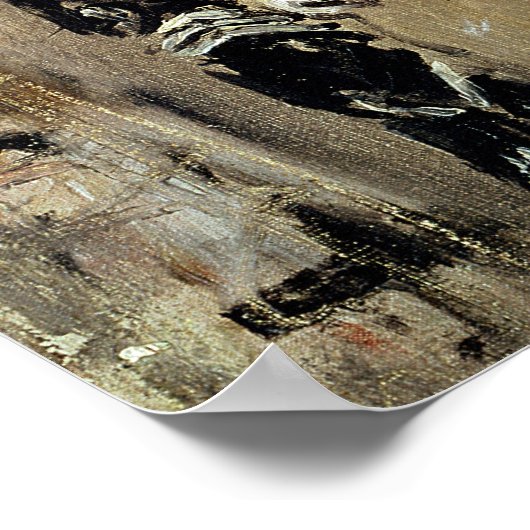 Het eiland Wight, 1875 Poster (Hoek)