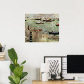 Het eiland Wight, 1875 Poster (Thuiskantoor)