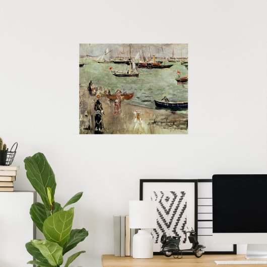 Het eiland Wight, 1875 Poster (Thuiskantoor)