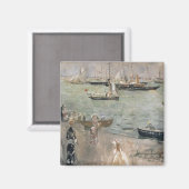 Het eiland Wight Magneet (Voorkant / Achterkant)