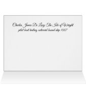 Het eiland Wright loodsboot 1887 (Binnen Horizontaal (Boven))