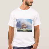 Het eiland Wright loodsboot 1887 T-shirt (Voorkant)