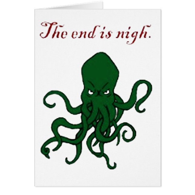 Het eind is nigh (Voorkant)