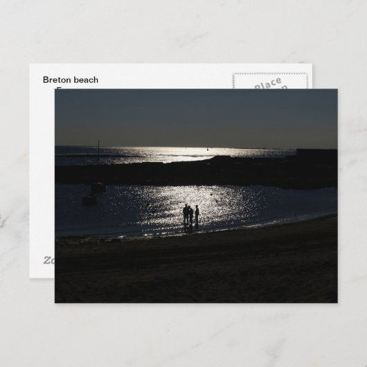 Het eind van de dag briefkaart (Voorkant / Achterkant)